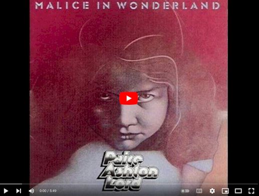 Paice Ashton Lord/Malice in Wonderland ....import CD $12.99